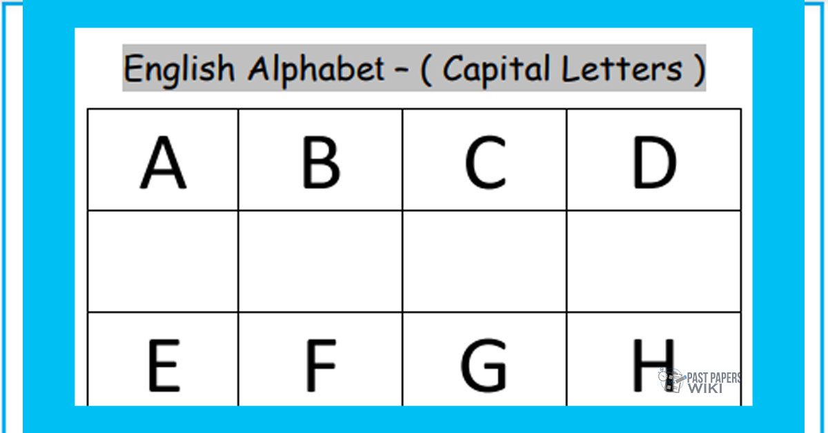 Grade 01 English Language - English Alphabet