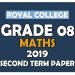Royal College Grade 08 Mathametics Second Term Paper English Medium