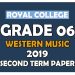Royal College Grade 06 Western Music Second Term Paper English Medium