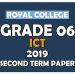 Royal College Grade 06 Information And Communication Technology Second Term Paper | English Medium