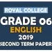 Royal College Grade 06 English Second Term Paper