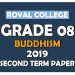 Royal College Grade 08 Buddhism Second Term Paper | Sinhala Medium