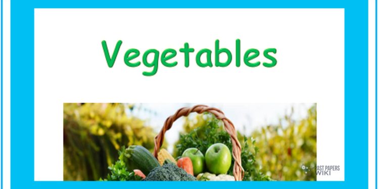 Grade 02 English Language - Vegetables