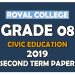 Royal College Grade 08 Civic Education Second Term Paper English Medium