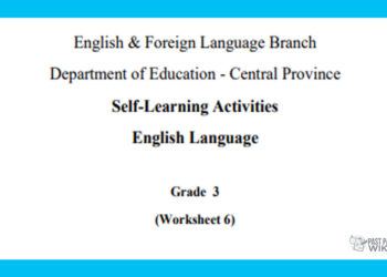 Grade 03 English Language - Playing Is Fun