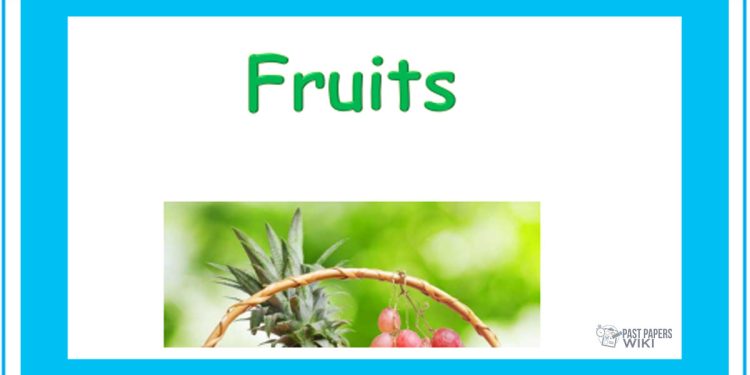 Grade 03 English Language - Fruits