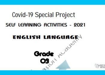 Grade 03 English Language - Self Learning Activities