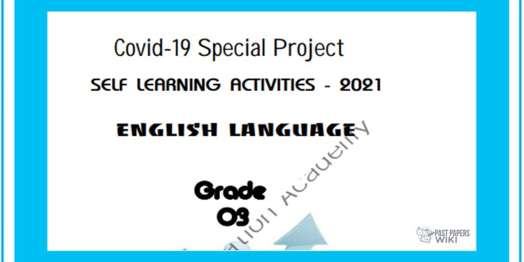 Grade 03 English Language - Self Learning Activities