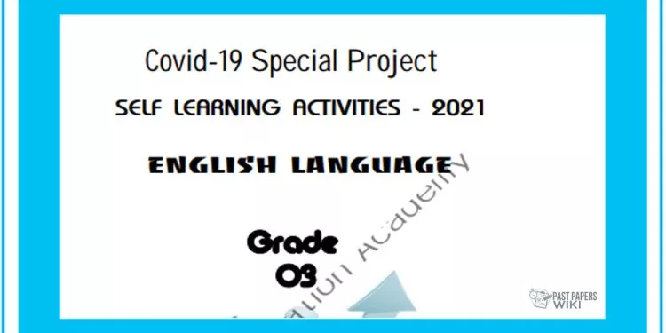 Grade 03 English Language - Self Learning Activities