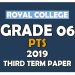 Royal College Grade 06 Practical And Technical Skill Third Term Paper Sinhala Medium