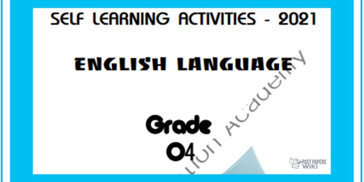Grade 04 English Language - Self Learning Activities