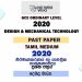 2020 O/L Design And Mechanical Technology Past Paper | Tamil Medium