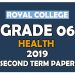 Royal College Grade 06 Health And Physical Education Second Term Paper | English Medium