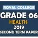 Royal College Grade 06 Health And Physical Education Second Term Paper | English Medium