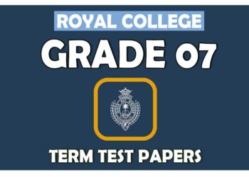Grade 07 - Royal College Term Test Papers