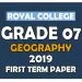 Royal College Grade 07 Geography First Term Paper English Medium