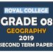 Royal College Grade 08 Geography Second Term Paper | English Medium