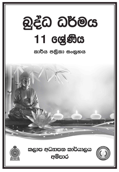 Grade 11 Buddhism Workbook with Unit Test Papers(Sinhala Medium)