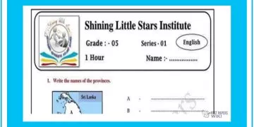 Grade 05 English Language - Test Paper
