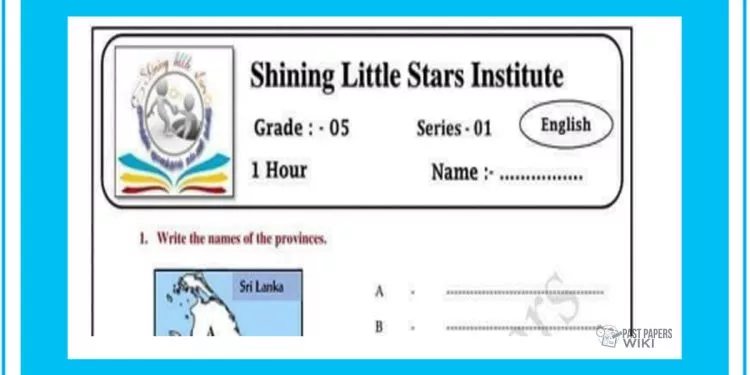 Grade 05 English Language - Test Paper