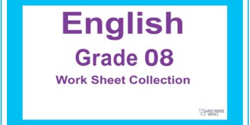Grade 08 English Workbook with Unit Test Papers(English Medium)