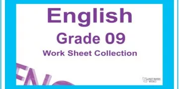 Grade 09 English Workbook with Unit Test Papers(English Medium)