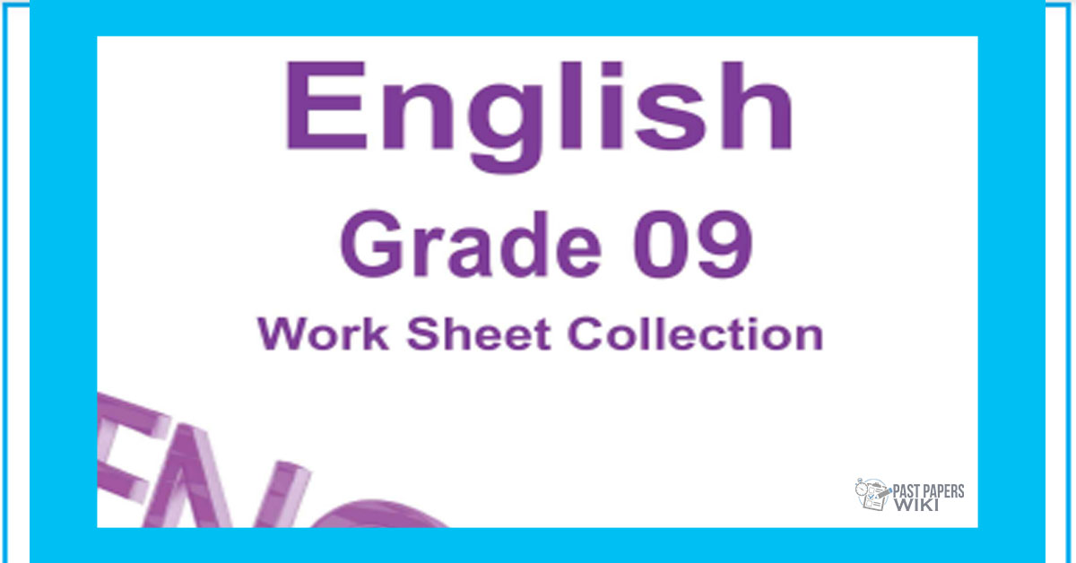 Grade 09 English Workbook with Unit Test Papers(English Medium)
