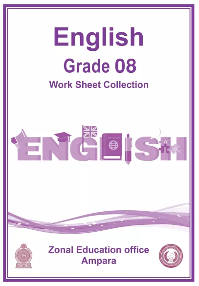 Grade 08 English Workbook with Unit Test Papers(English Medium)