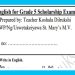 Grade 05 English Language - Scholarship Exam Test Paper