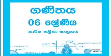 Grade 06 Mathematics Workbook with Unit Test Papers(Sinhala Medium)