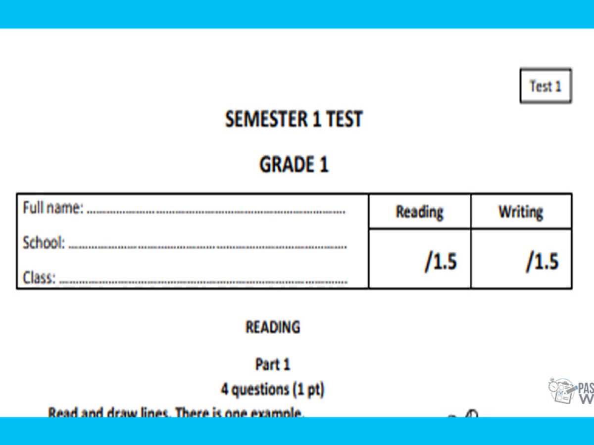 grade 01 past papers wiki