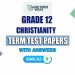 Grade 12 Christianity Term Test Papers