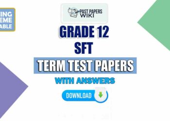 Grade 12 Science for Technology (SFT) Term Test Papers