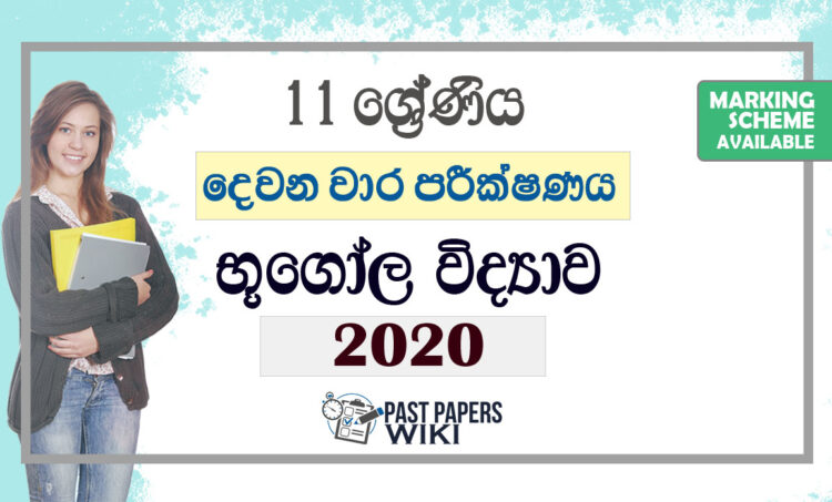 Grade 11 Geography Second Term Test Paper with Answers 2020