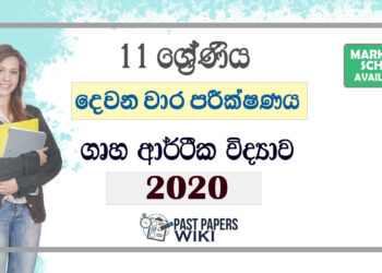 Grade 11 Home Economics Second Term Test Paper with Answers 2020