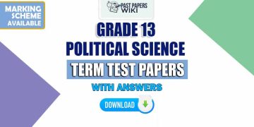 Grade 13 Political Science Term Test Papers
