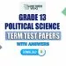 Grade 13 Political Science Term Test Papers