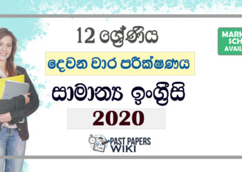 Grade 12 General English Second Term Test Paper with Answers 2020