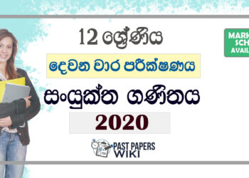 Grade 12 Combined Maths Second Term Test Paper with Answers 2020