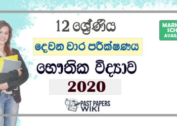 Grade 12 Physics Second Term Test Paper with Answers 2020