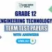 Grade 12 Engineering Technology (ET) Term Test Papers