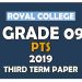 Royal College Grade 09 Practical And Technical Studies Third Term Paper | Sinhala Medium