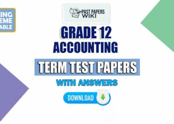 Grade 12 Accounting Term Test Papers