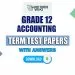 Grade 12 Accounting Term Test Papers