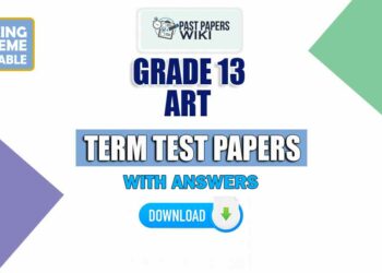 Grade 13 Art Term Test Papers