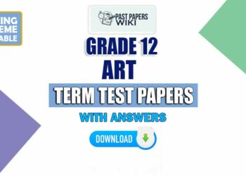 Grade 12 Art Term Test Papers