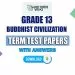 Grade 13 Buddhist Civilization Term Test Papers