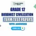 Grade 12 Buddhist Civilization Term Test Papers
