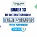 Grade 13 Bio Systems Technology Term Test Papers
