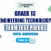 Grade 13 Engineering Technology Term Test Papers